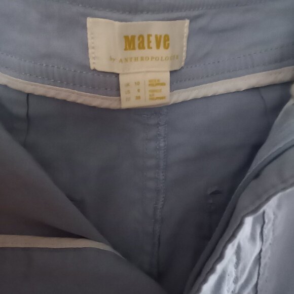 MAEVE by ANTHROPOLOGIE light blue wide leg pants - Picture 7 of 9